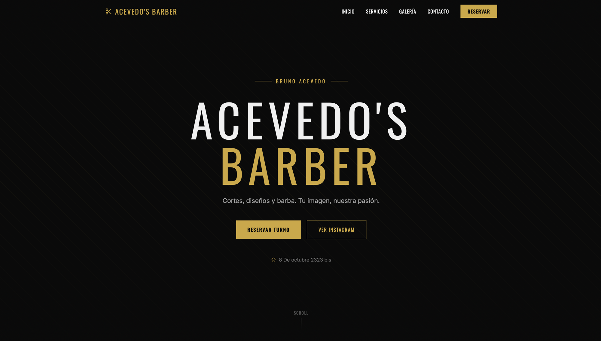 acevedo's barber — sitio de barbería