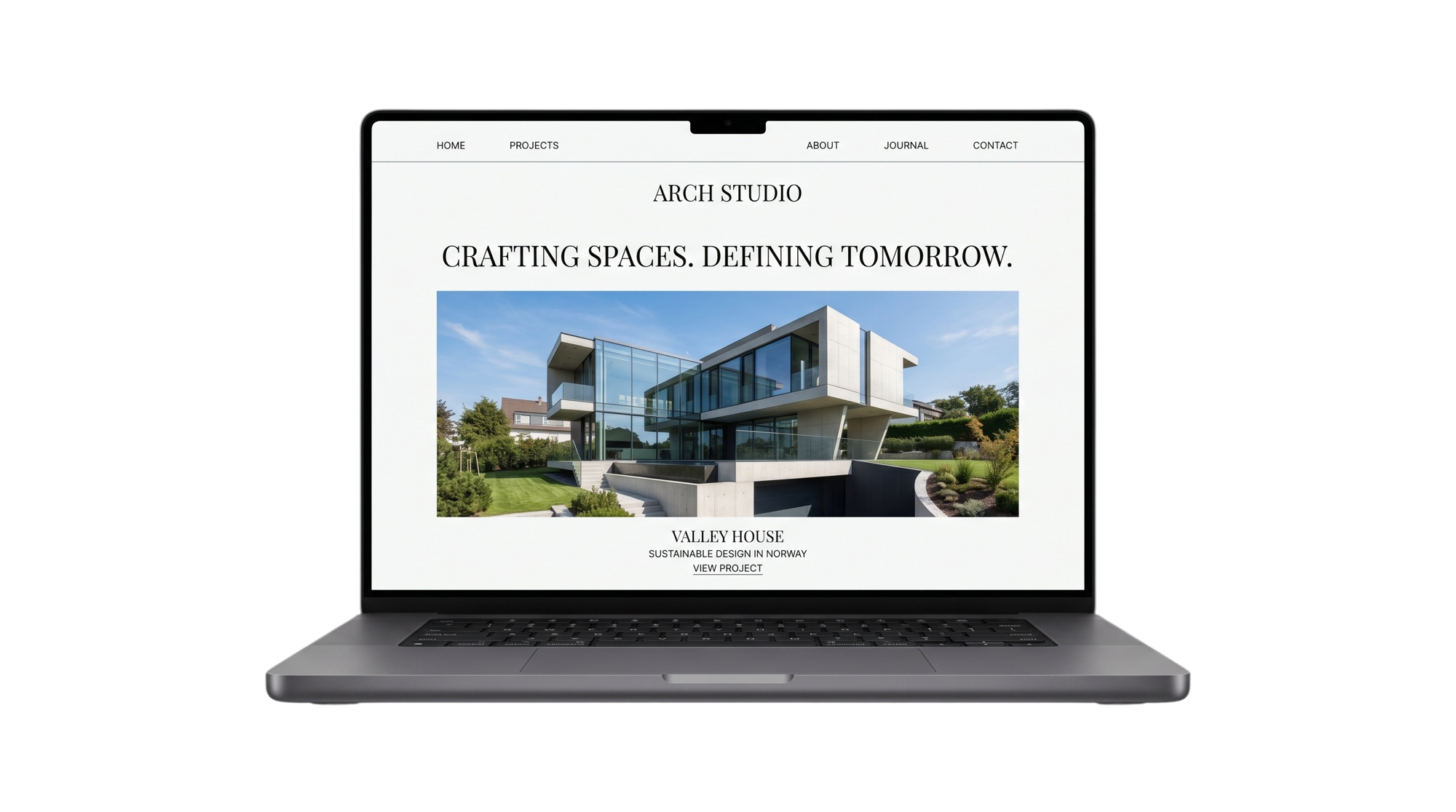 macbook pro con diseño web